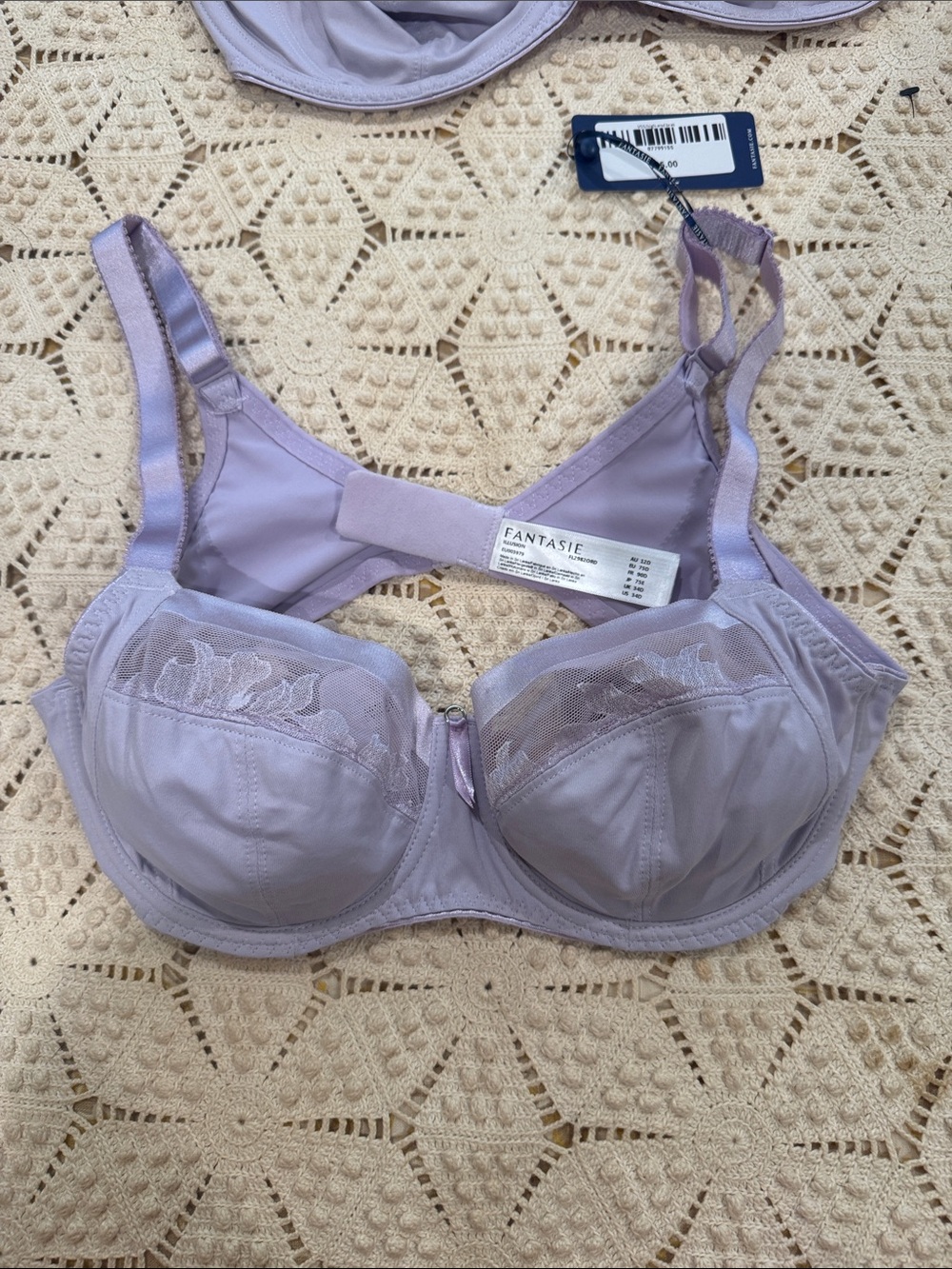 Fantasie Lilac Lace Underwire Bra
